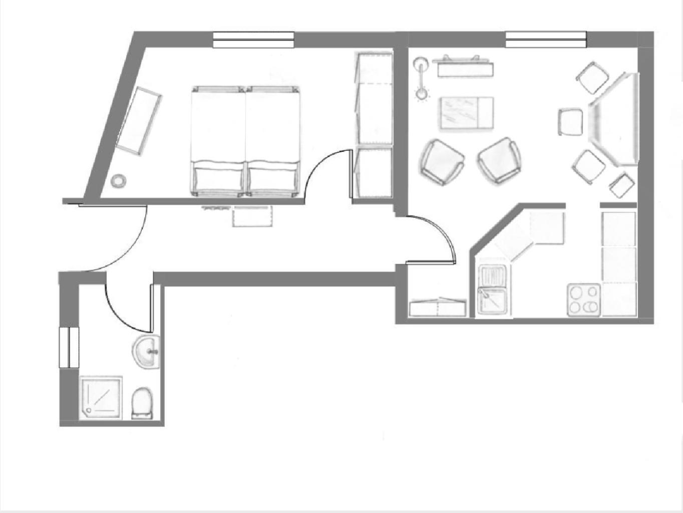 Ferienwohnung Pentagono エンゲルスキルヒェン エクステリア 写真